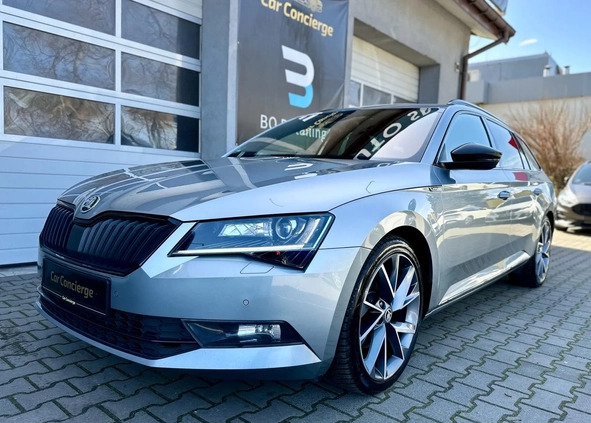 Skoda Superb cena 94900 przebieg: 168952, rok produkcji 2018 z Sępólno Krajeńskie małe 529